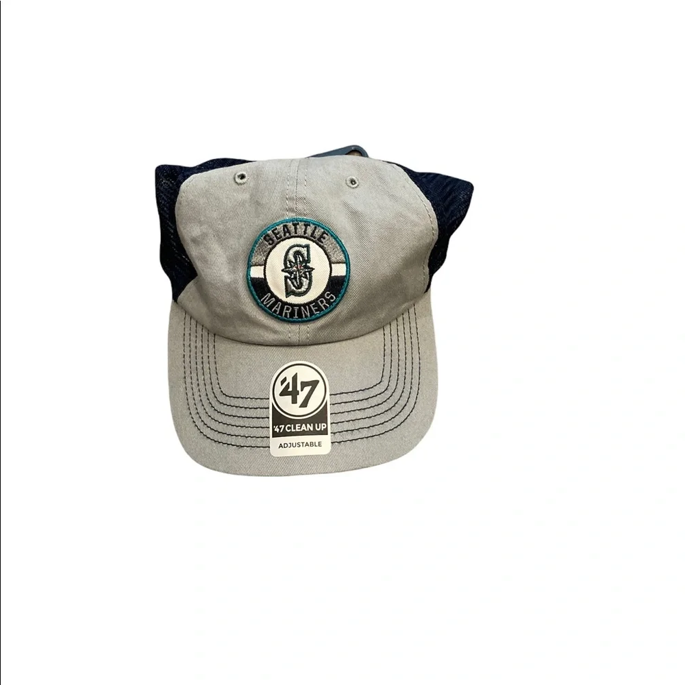 NWT Seattle‎ Mariners Adjustable Mesh Hat Cap